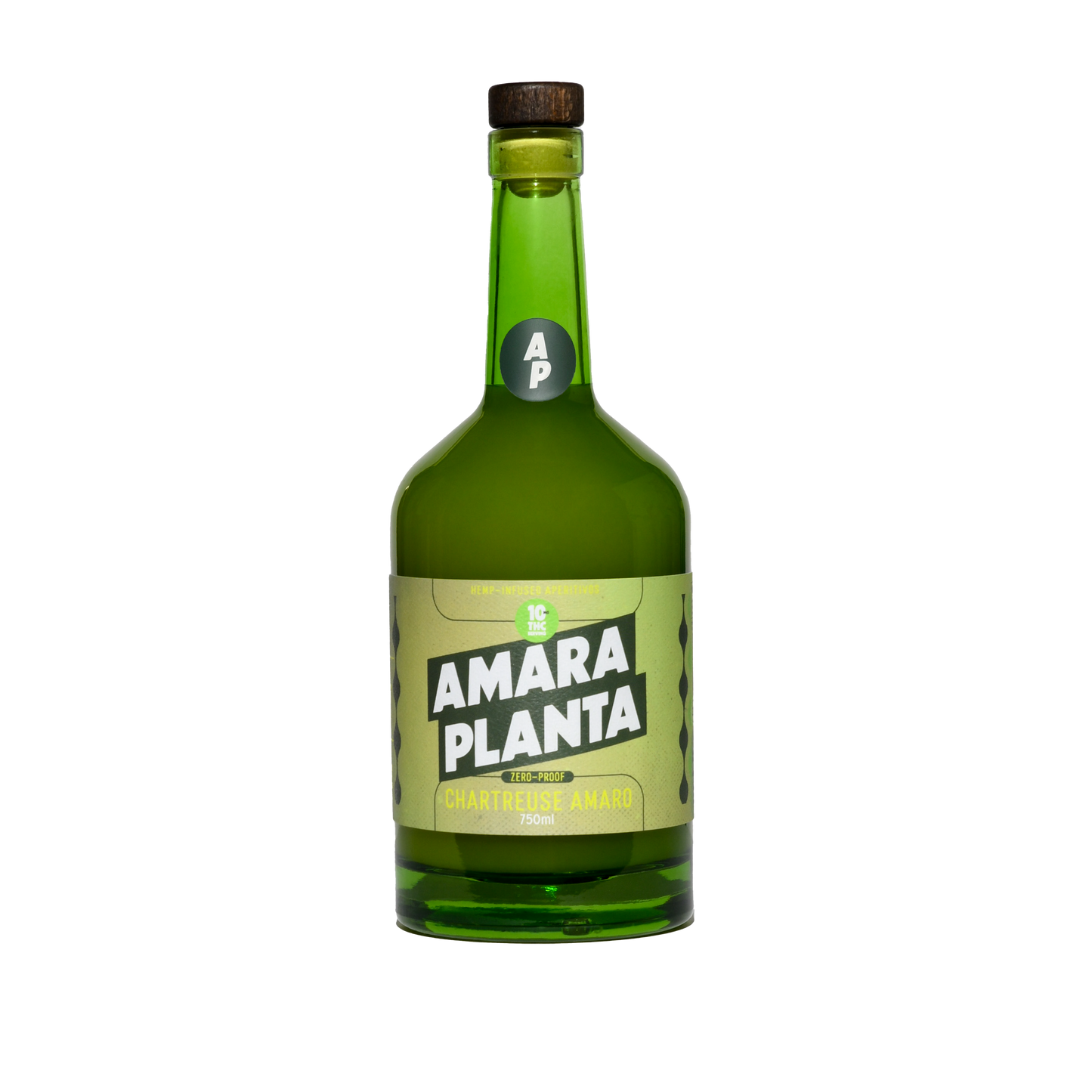 Amara Planta Chartreuse Amaro THC-infused botanical aperitif with citrus and spice notes